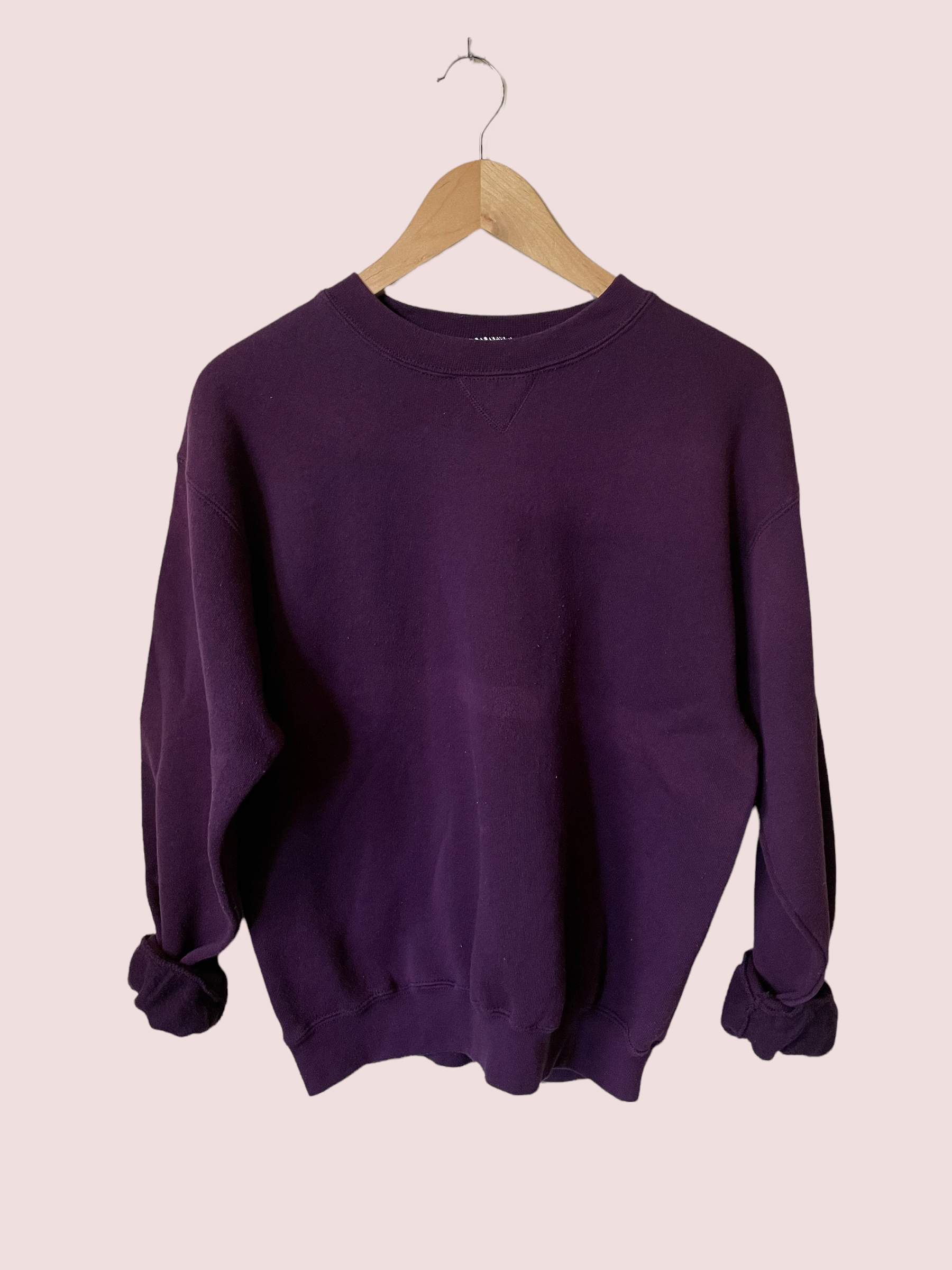 vintage CUSTOM sweatshirt in purple – ELLE GOLD collective