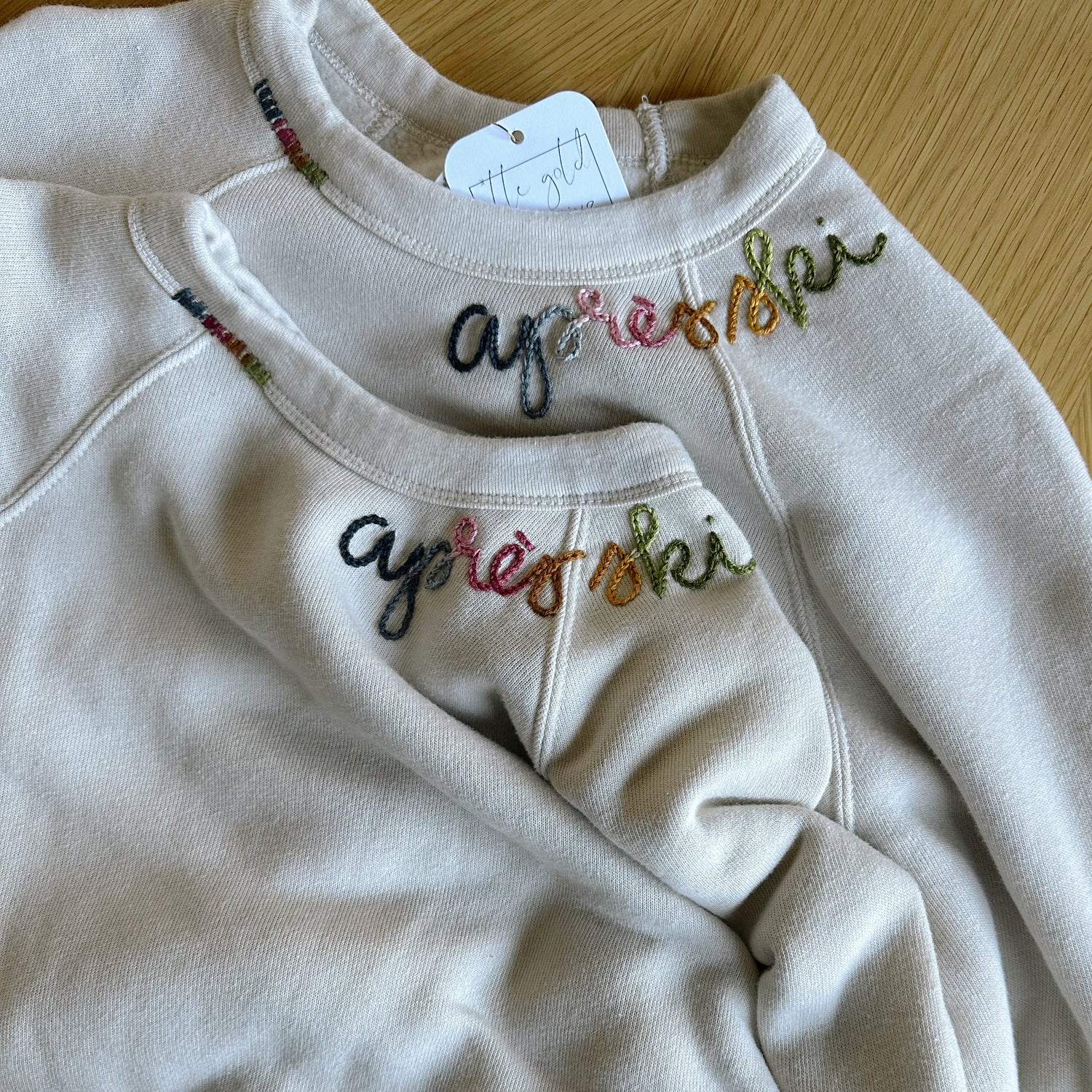 Hand embroidered hot sale sweatshirt