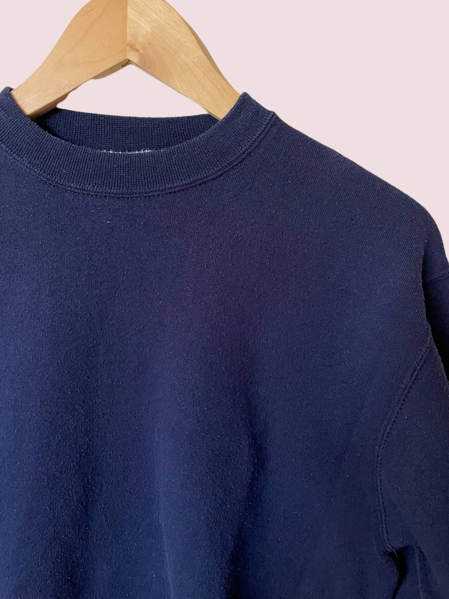 vintage CUSTOM sweatshirt in navy blue