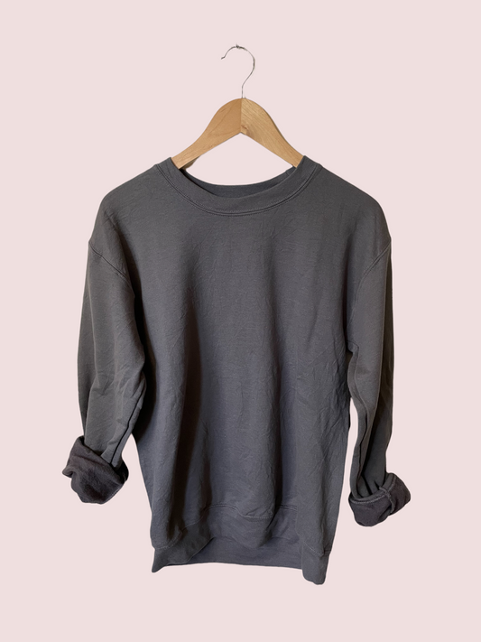 vintage CUSTOM sweatshirt in gray