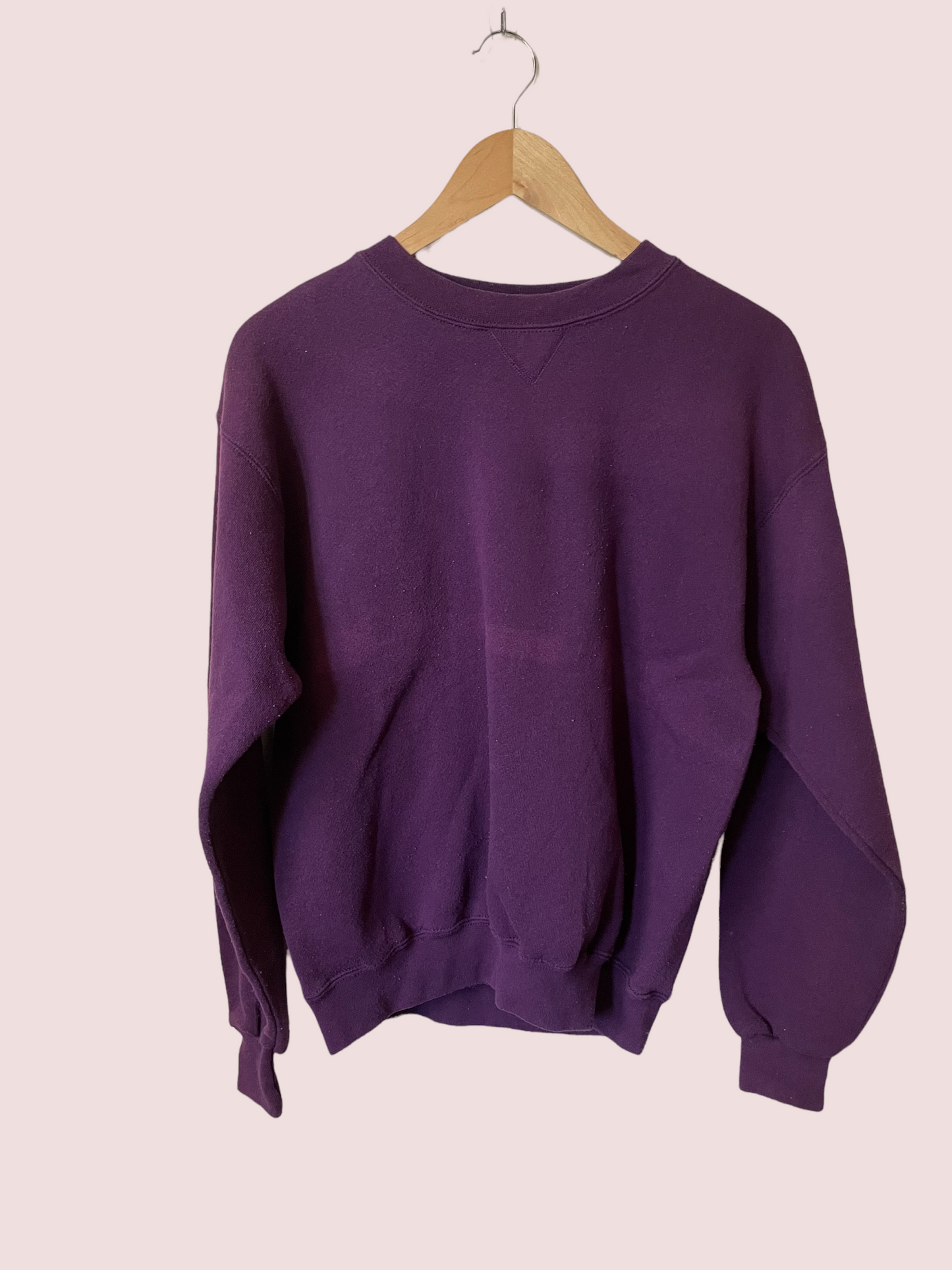 vintage CUSTOM sweatshirt in purple