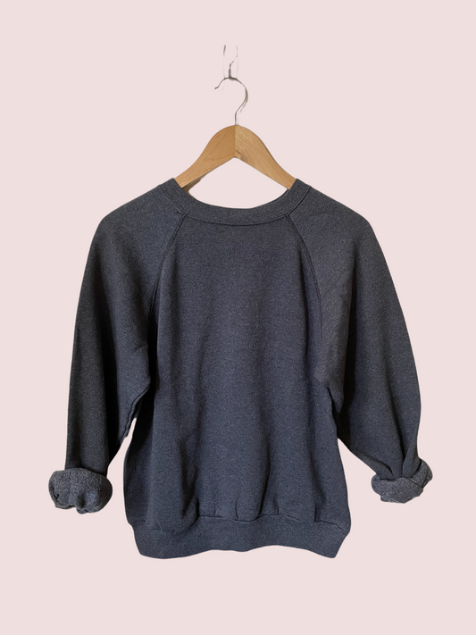 vintage CUSTOM sweatshirt in dark gray