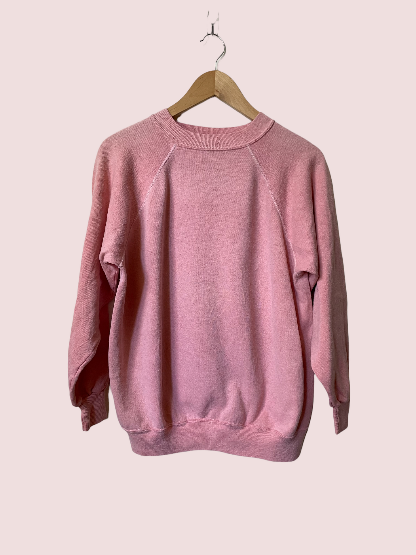 vintage CUSTOM sweatshirt in light pink