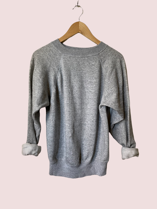 vintage CUSTOM sweatshirt in light grey