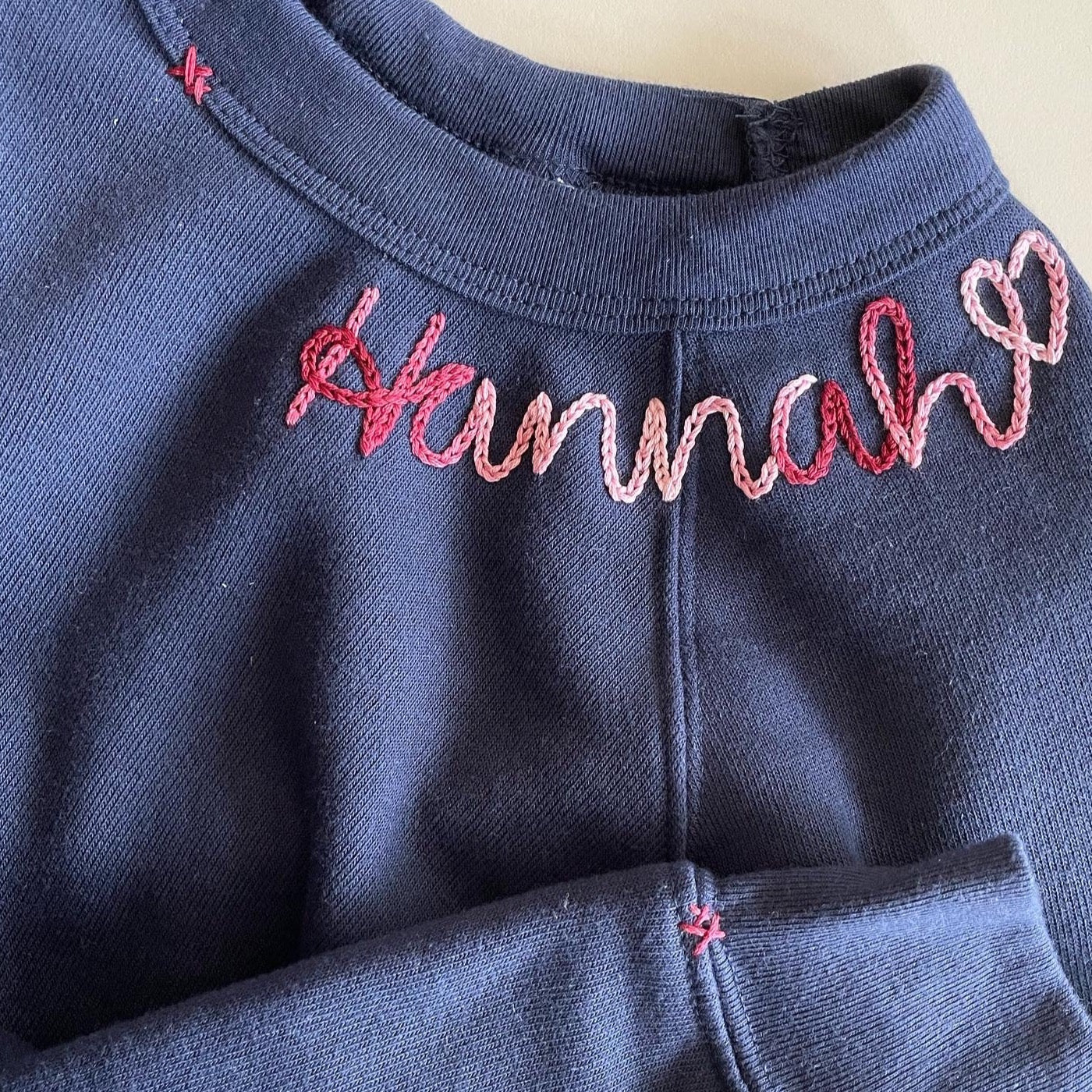 Custom Comfort Colors Embroidered Crew Sweatshirts – Elle & Emmy